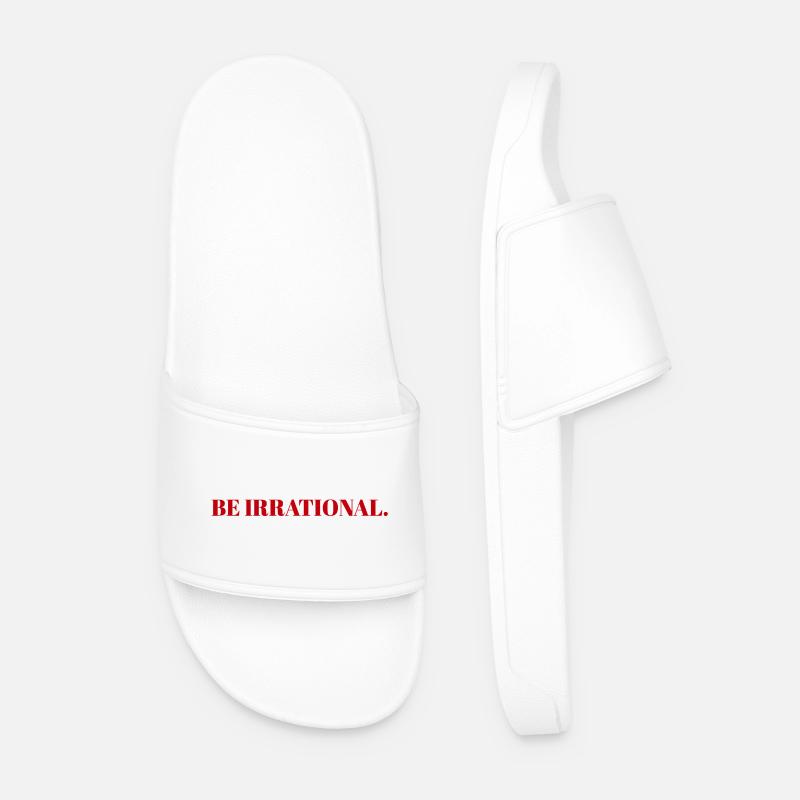 PI - Sei irrational - Männer Badelatschen - Weiß