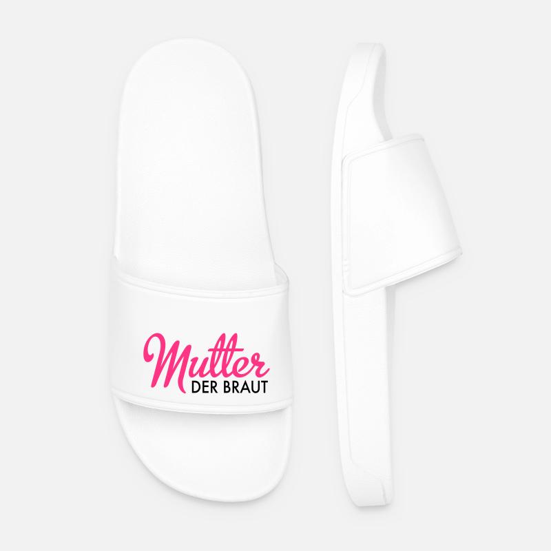 Mutter der Braut - Männer Badelatschen - Weiß