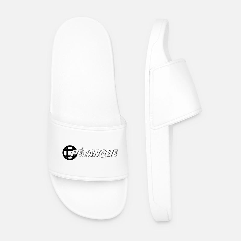 Pétanque - Männer Badelatschen - Weiß