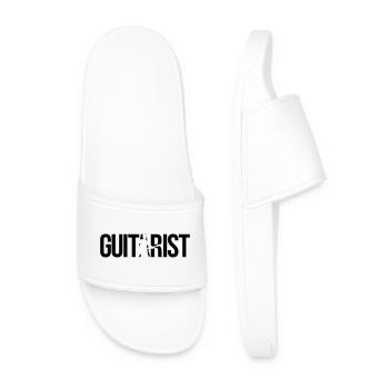 guitarist - Men’s Pool Sliders - white - Front