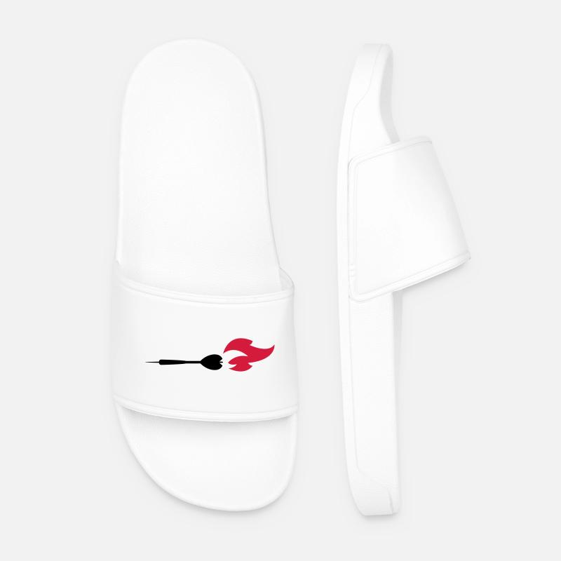 dart dartpfeil - Männer Badelatschen - Weiß