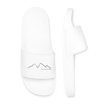 Montagnes - Claquettes Homme - blanc - Devant