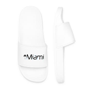 Miami - Männer Badelatschen - Weiß - Vorne