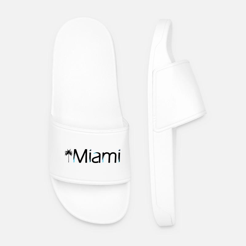 Miami - Männer Badelatschen - Weiß