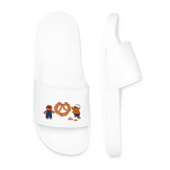 Alsace BTP Pretzel - Men’s Pool Sliders - white - Front