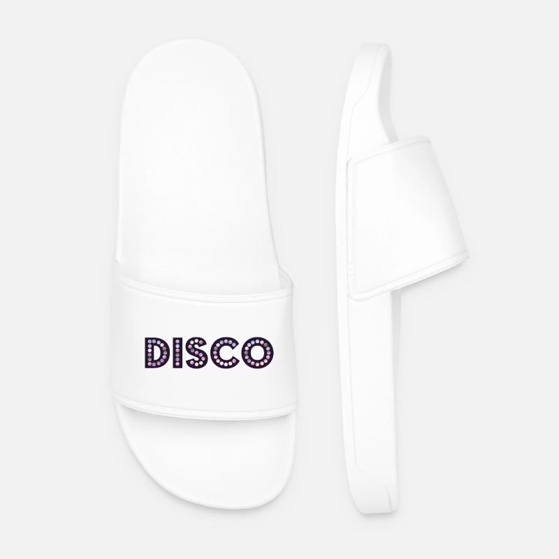 Disco - Men’s Pool Sliders - white
