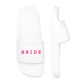 Bride - Men’s Pool Sliders - white - Front