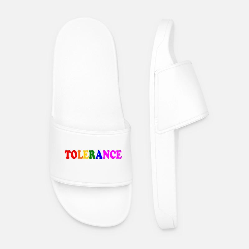 Tolerance - Männer Badelatschen - Weiß