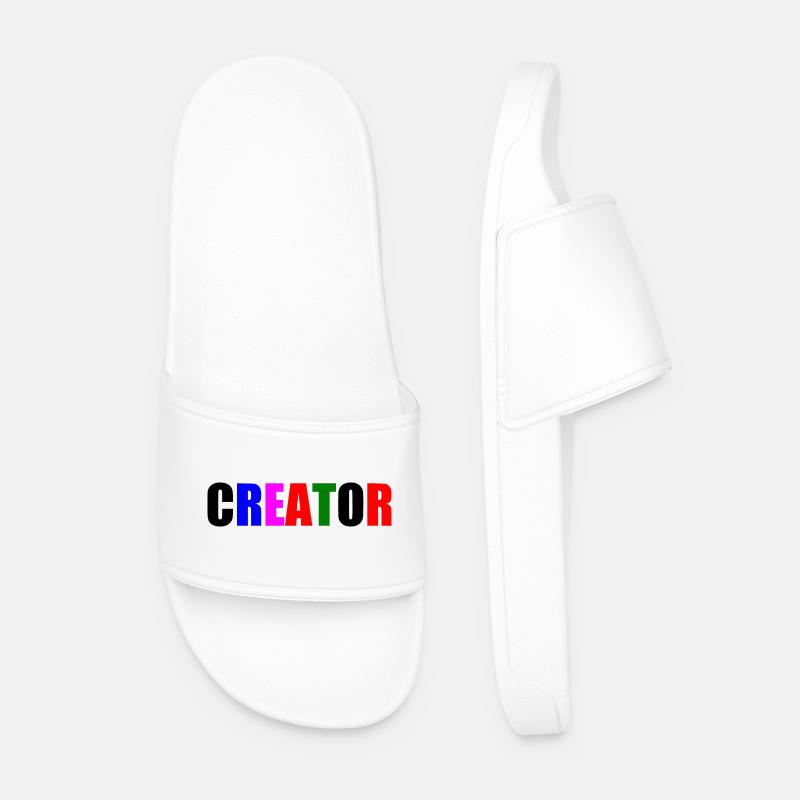 Creator - Men’s Pool Sliders - white