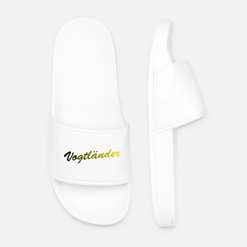 Vogtländer - Männer Badelatschen - Weiß