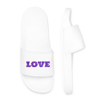 LOVE - Claquettes Homme - blanc - Devant
