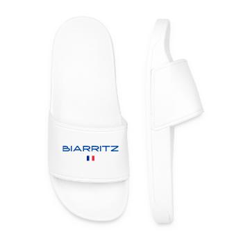 BIARRITZ-FRANCE - Claquettes Homme - blanc - Devant