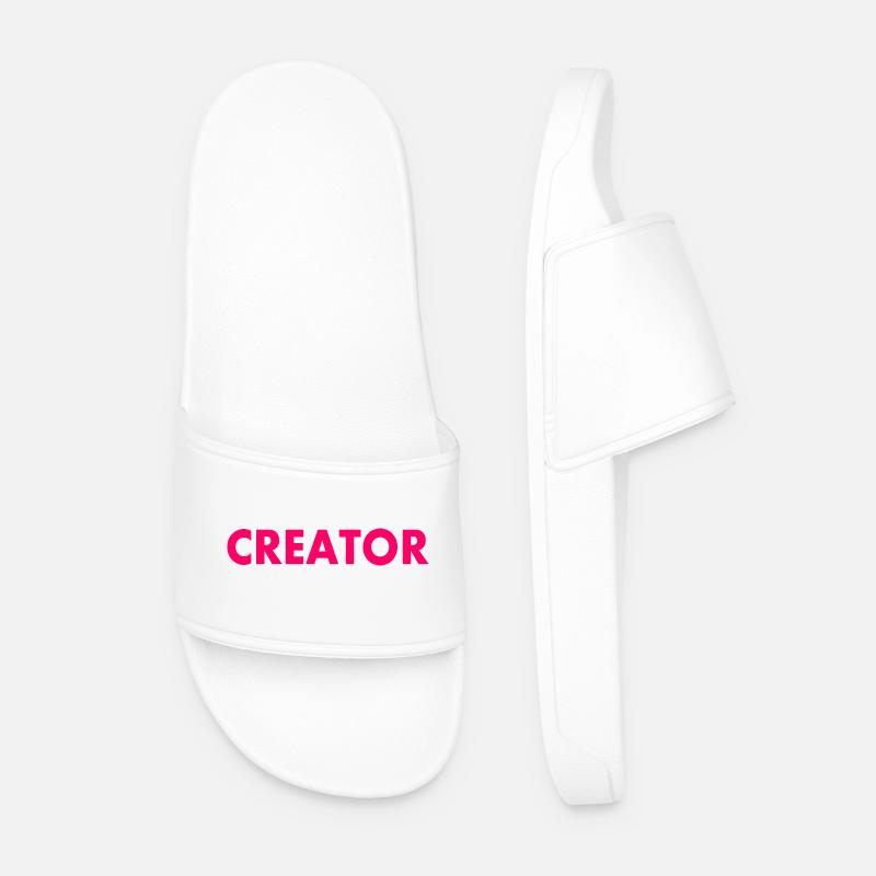 Creator - Men’s Pool Sliders - white