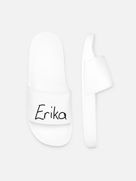 Erika - Männer Badelatschen - Weiß