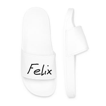Felix - Männer Badelatschen - Weiß - Vorne