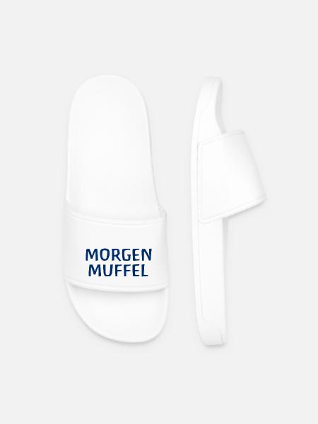 Morgenmuffel - Männer Badelatschen - Weiß