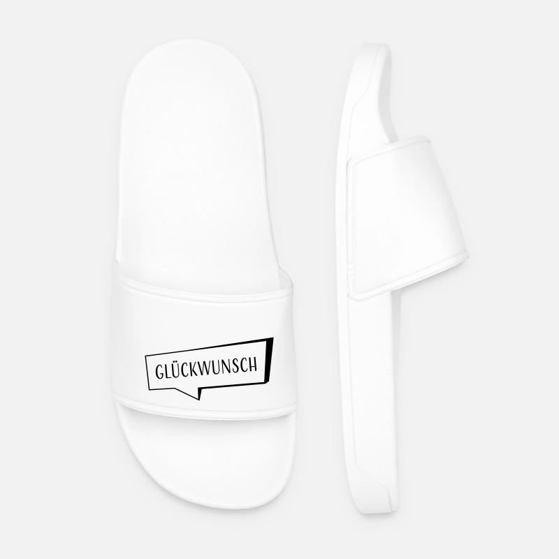 Congratulations - Men’s Pool Sliders - white