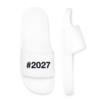 2027 Hashtag - Men’s Pool Sliders - white - Front