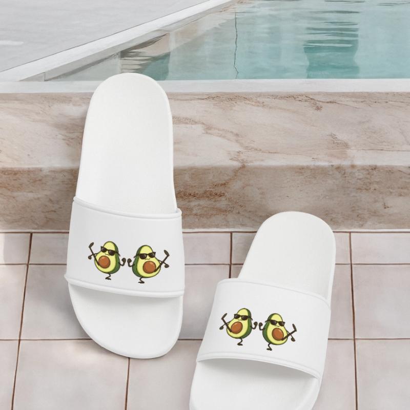 avocado karate 2 Männer Badelatschen