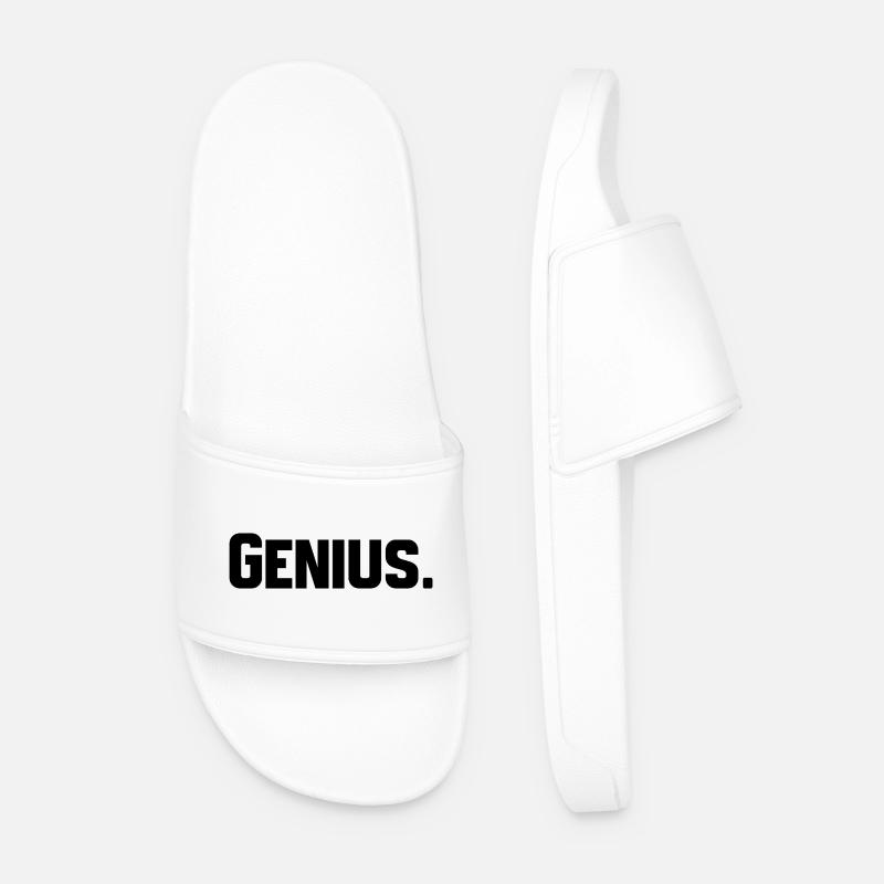 Genius - Männer Badelatschen - Weiß