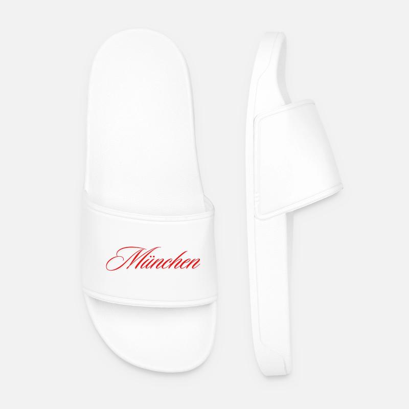 München  - Männer Badelatschen - Weiß