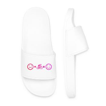 Illustration de vélo de route pour vélo de route - Claquettes Homme - blanc - Devant