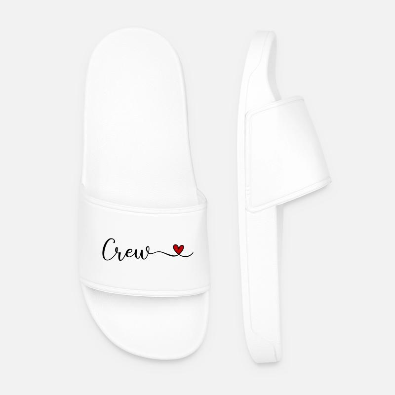 Crew - Männer Badelatschen - Weiß