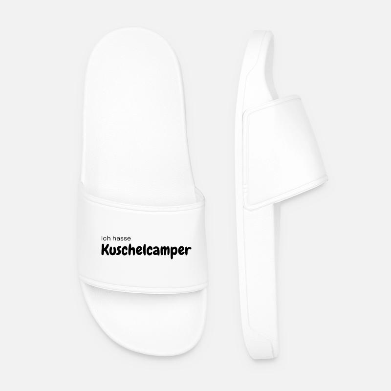 Cuddle camper - Men’s Pool Sliders - white