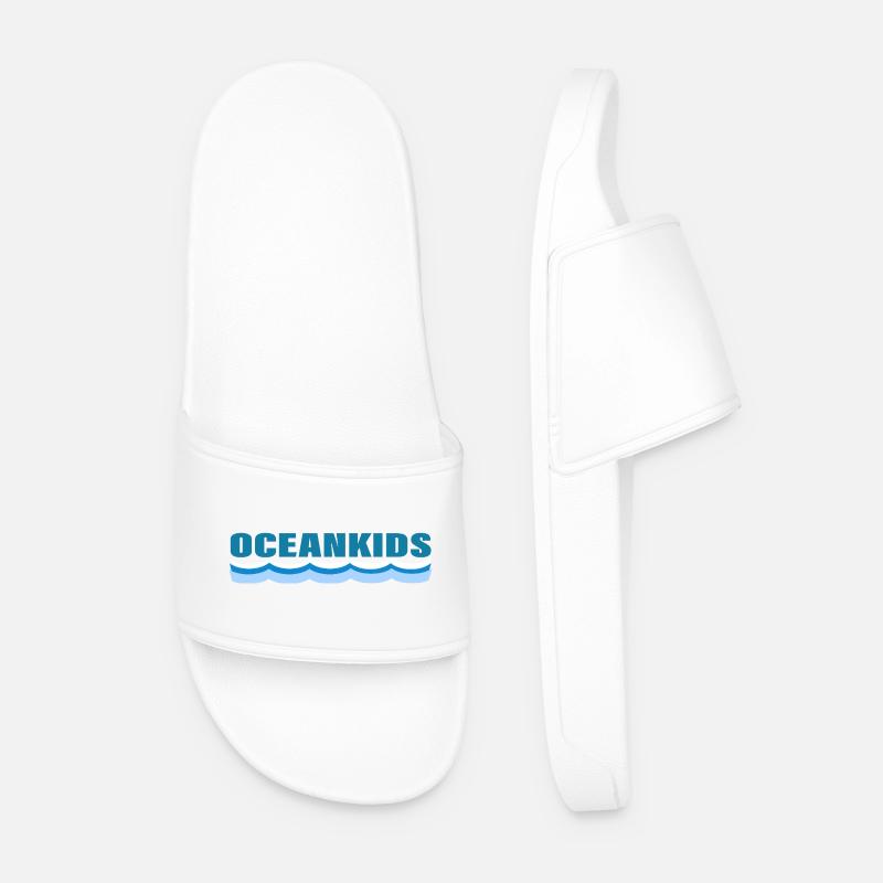 OceanKids - Men’s Pool Sliders - white