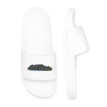 Le Cap, Afrique du Sud - Claquettes Homme - blanc - Devant