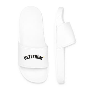 betlehem - Männer Badelatschen - Weiß - Vorne