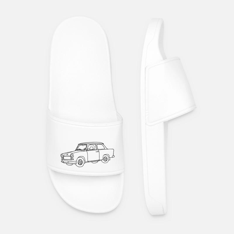 blockedName - Men’s Pool Sliders - white