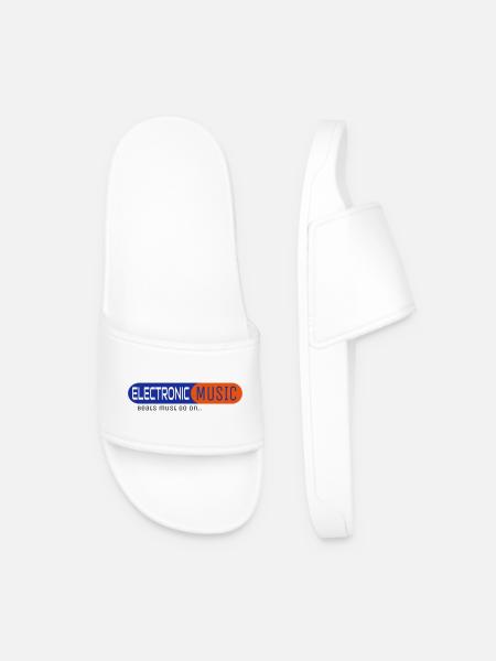 Electronic Music - Claquettes Homme - blanc