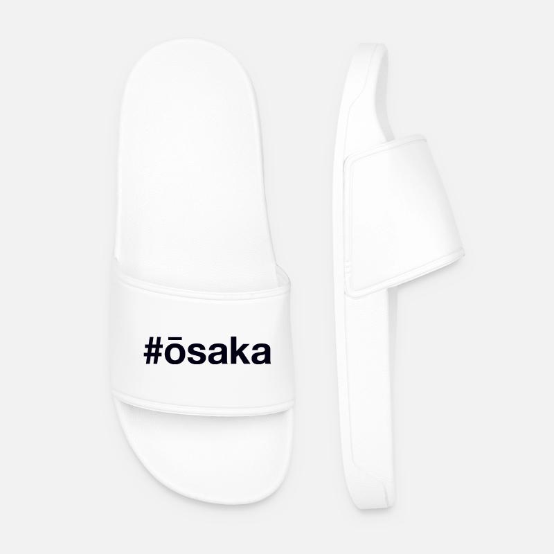 OSAKA Hashtag Giappone - Ciabatte per il mare da uomo - bianco