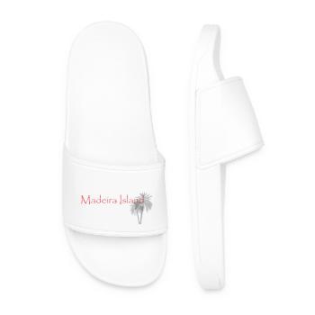 madeira island rot u weiss png - Männer Badelatschen - Weiß - Vorne