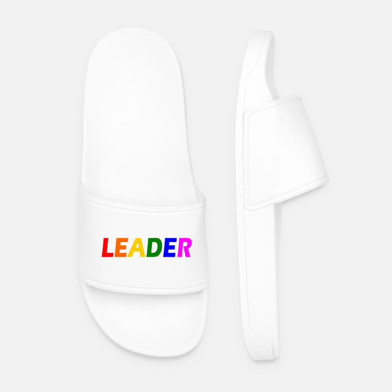 Leader - Männer Badelatschen - Weiß