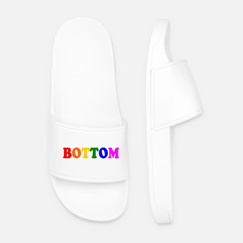 Bottom - Men’s Pool Sliders - white