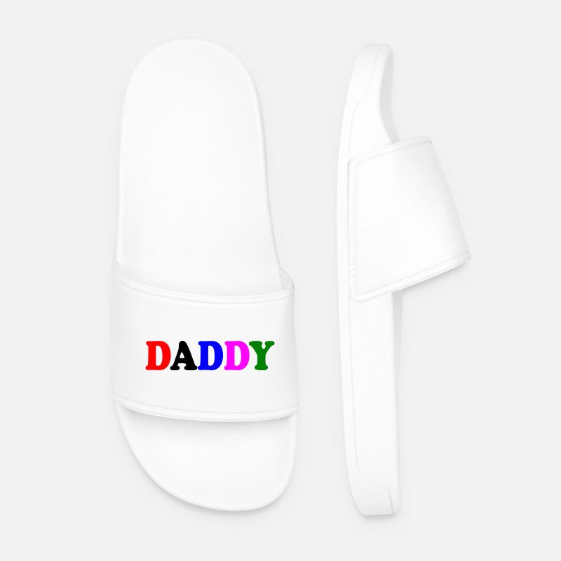 Daddy - Männer Badelatschen - Weiß