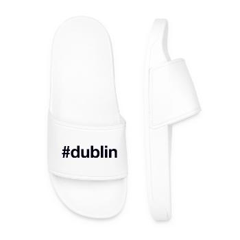 DUBLIN Ireland Irland - Männer Badelatschen - Weiß - Vorne