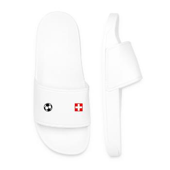 Suisse - Claquettes Homme - blanc - Devant