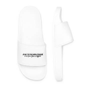 I have a crazy godfather don't force me to call him - Men’s Pool Sliders - white - Front