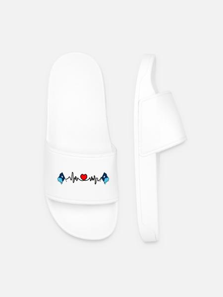 Heart rate cardio for Minnesota - Men’s Pool Sliders - white