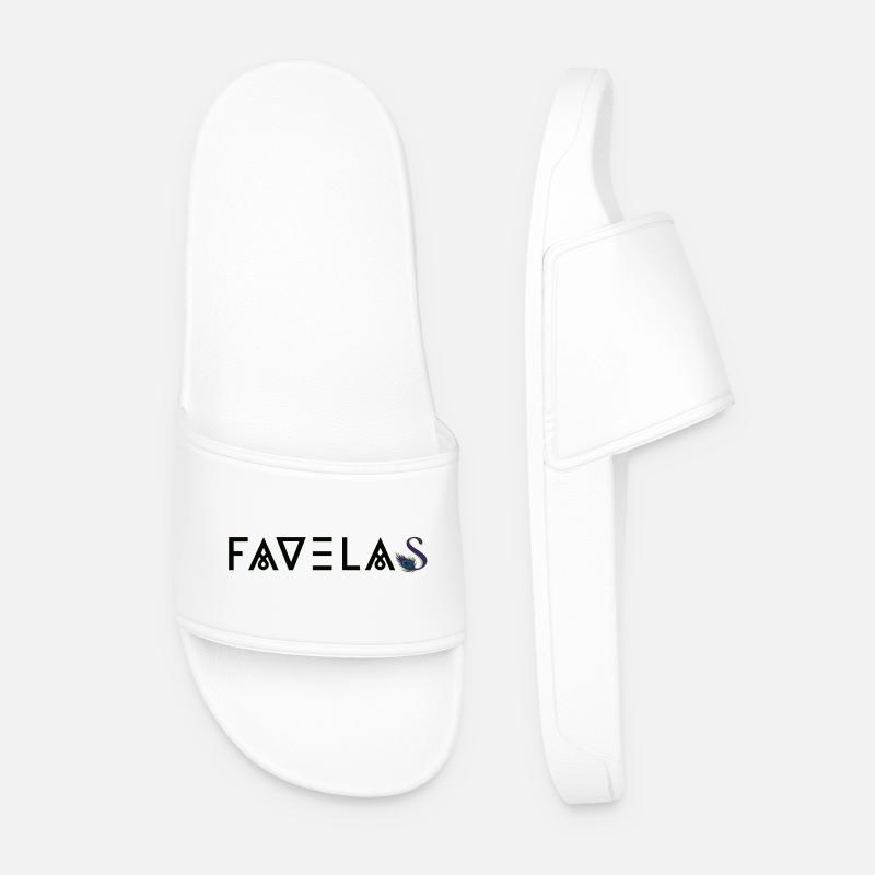 FAVELAS | Stampa in stile latino - Ciabatte per il mare da uomo - bianco