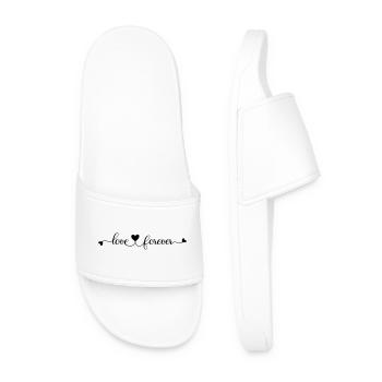 Love Forever - Men’s Pool Sliders - white - Front