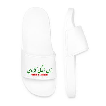 Women life freedom - Claquettes Homme - blanc - Devant
