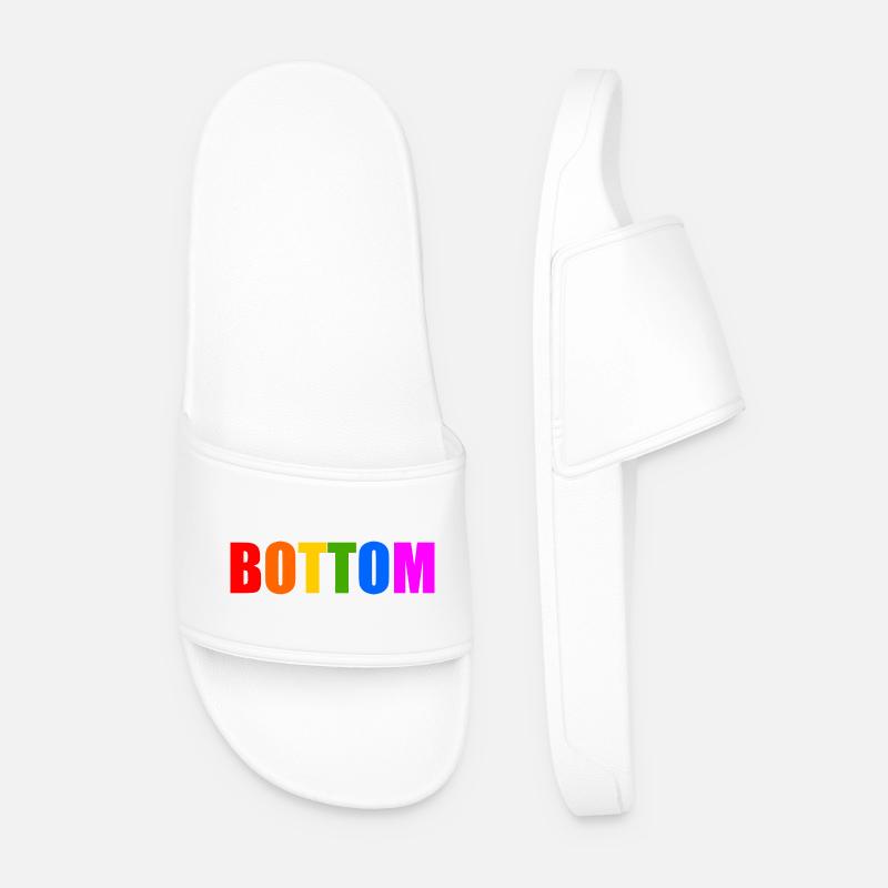 Bottom - Men’s Pool Sliders - white
