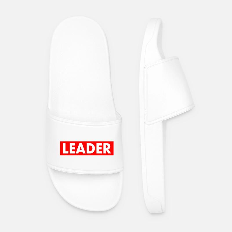Leader - Männer Badelatschen - Weiß