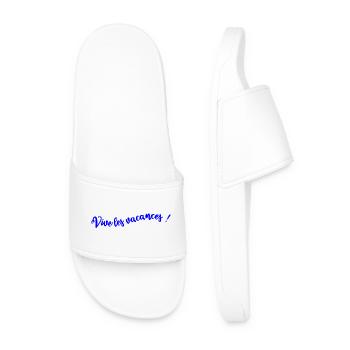 MAÎTRESSE. MAITRE. MERCI. MERCI MAÎTRESSE - Claquettes Homme - blanc - Devant