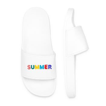 MISTRESS. MASTER. TEACHER. SCHOOL - Men’s Pool Sliders - white - Front