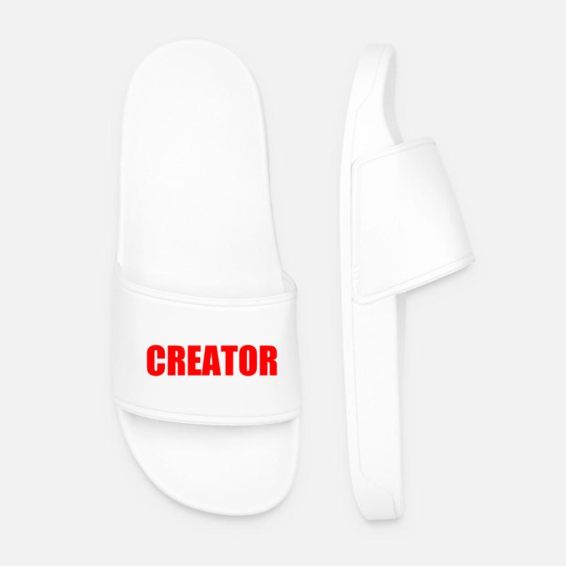 Creator - Men’s Pool Sliders - white